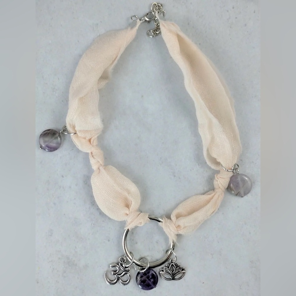 Lotus Om Necklace